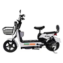 Motocicleta Eletrica Keen Bike Max Speed Pro SD-21 / 500W / 50KM/ H / 48V - Branco