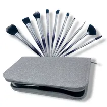 Ruby Face Set de Brochas Y41542 9PCS c/Estuche Gris