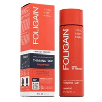 Shampoo Foligain Tripla Ação para Cabelos Finos Masculino com 2% Trioxidil / 236ML