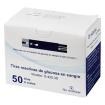Tiras de Medidor de Glicose DR House G-425-3S c/ 50 PCS