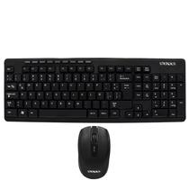 Teclado + Mouse Satellite AK-752G Wireless / Espanhol - Preto