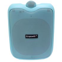 Speaker Ecopower EP-1965 Bluetooth Microfone Azul-Celeste