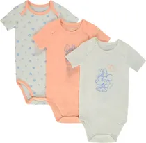 Body para Bebê Orchestra HB0159-Orc - Feminino (3 Unidades)