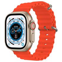 Relogio Inteligente Smartwatch Blulory Glifo 9 Ultra 49MM com Bluetooth + Pulseiras Extras- Laranja/Verde