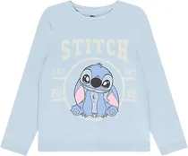 Camiseta Manga Longa Infantil Orchestra HFIRJ4-BLC Stitch - Feminina