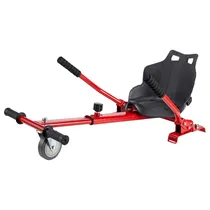 Cadeira para Scooter Hover Kart / Carrinho para Hoverboard - Vermeho/Preto