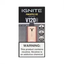 Dispositivo Descartavel Ignite V120 Pro 12000 Puffs Rose Gold Pineapple Ice