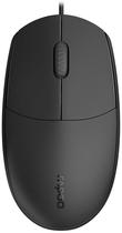 Mouse Optico com Fio Rapoo N100 USB Preto