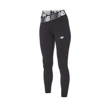 Calça New Balance Feminino High Rise 7 XL Preto - WP21177BK