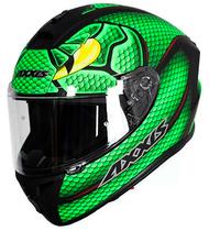 Capacete para Moto Axxis Draken Nahesa A6 - Tamanho M (57-58) - Verde