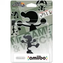 Boneco Amiibo Super Smash MR.Game & Watch 35307