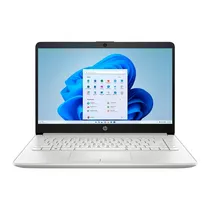 Notebook HP 14-CF2733WM, Intel Celeron N4120 1.10HZ (2.60GHZ), 4GB Ram, 64GB Emmc, Tela 14" HD, Windows 11 In s Mode, Inglês, Silver