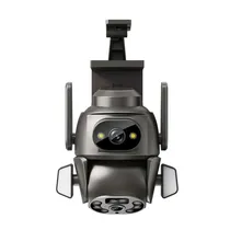 Câmera de Segurança Smart Xo CR04 4MP Lente Dupla - Preta