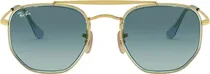 Óculos de Sol Ray Ban The Marshal II RB3648M 9123/3M - 52-23-145