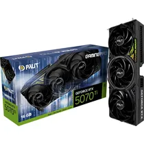 Placa de Vídeo Palit Geforce RTX 5070 Ti Gamingpro V1 16 GB GDDR7 (NE7507T019T2-GB2031Y)
