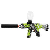 Brinquedo Arma de Gel Toy Gun G360-1 - Recarregavel - Cinza/Verde