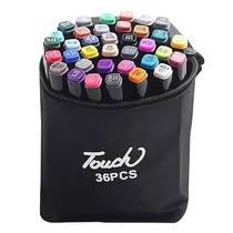 Canetas Marcadoras Touch 36 Cores - com Ponta Dupla - Aquarela