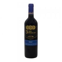 Vinho Chileno Tres Medallas Merlot Garrafa 750ML