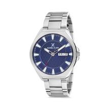 Relogio Analogico Masculino Daniel Klein Premium DK12139-3 - Prata e Azul