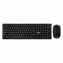 Kit Teclado e Mouse Krab KBKTM15 Sem Fio Portugues - Preto