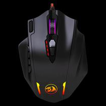 Mouse Gamer Redragon Impact M908 RGB 12400DPI USB - Preto