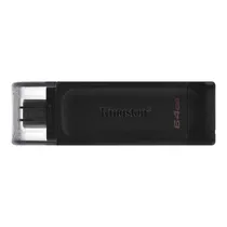 Pendrive Kingston Datatraveler 64GB USB-C/USB 3.2 – Preto DT70/64GB