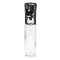 Borrifador de Azeite de Vidro 160ML - Tampa Prateada