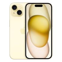 Apple iPhone 15 128GB LL Tela Super Retina XDR 6.1 Dual Cam 48+12MP/12MP Ios 17 - Yellow (Esim)