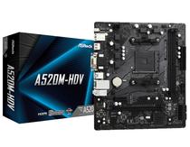 Placa Mãe Asrock A520M-HDV / Socket A520 / Chipset AMD AM4 / Matx / DDR4