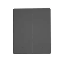 Interruptor de Parede Inteligente Smart Sonoff M5-2C-80 Bivolt/2 Botões - Grey