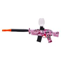 Pistola de Gel Ball AK47 Electric G-04 / 3.7V Lithium / com Acessorios - Rosa