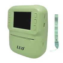 Camera com Impressora Infantil Luo LU-SY19 / Verde