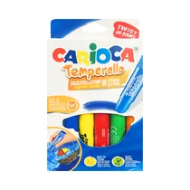 Tempera Sólida Carioca Temperello Solid Poster Paint In Stick 42738 12 Unidades