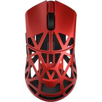 Mouse Gamer Sem Fio Magnesium Wlmouse Beast X 8K Omron Opticals - Vermelho/Preto