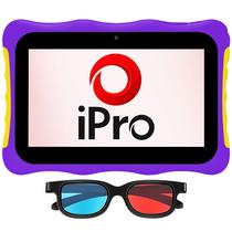 Tablet Ipro Turbo 4 Kids 32GB/2GB Ram de 7" 0.3MP/0.3MP - Roxo/Amarelo