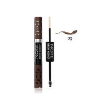 Lapis de Sobrancelhas Note 2 En 1 Brow Addict Tint Shaping Gel - 03 Dark Brown 5ML + 5ML