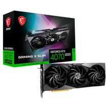 Placa de Vídeo RTX4070 Super 12GB MSI Gaming X Slim GDDR6X 912-V513-631