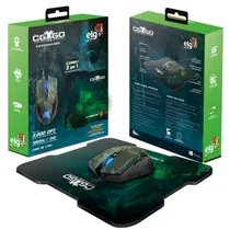 Mouse Gamer Elg com Mousepad CGGO21 Global Open