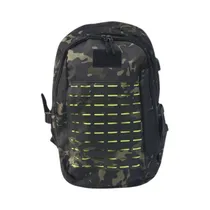 Mochila Doberman 510441 30L Navy Negro/Amarillo