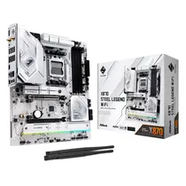 Placa Mãe Asrock X870 Steel Legend Wifi DDR5 Socket AM5 Chipset X870 ATX
