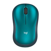 Mouse Logitech M185 910-003636 1000 Dpi Sem Fio - Azul