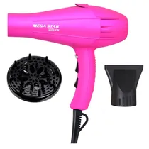 Secador de Cabelo Megastar SC2720 8000W/ 2 Velocidades/ 3 Temperaturas/ 220V-50/ 60HZ - Rosa