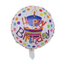 Balao para Festas Happy Birthday Pontos Coloridos