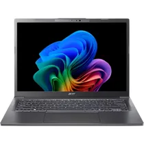 Notebook Acer Aspire 14 Ai A14-52M-72FH 14" Intel Core Ultra 7 256V 16 GB LPDDR5X 1 TB SSD - Cinza Aço