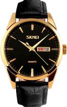 Relogio Skmei 9073 Gold/Black - Masculino