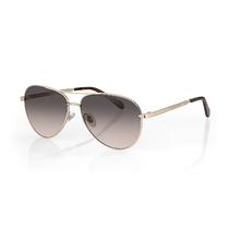 Oculos de Sol Feminino Daniel Klein DK4309-3 / Estilo Aviador - Dourado/Preto