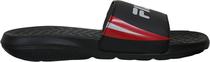 Outlet Chinelo Fila Comfort Sandal Masculino Preto/Cinza Claro/Vermelho