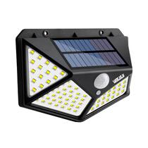 Luminaria Lampada LED de Parede Solar Wolulu AS-50363 / 100 LED / 800MAH / 5.5V - Preto