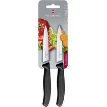 Victorinox Unisex Set de Cuchillo Acero Inoxidable 10CM Black