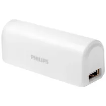Carregador Portátil Philips DLP2600/10 2.600 Mah Saída USB - Branco